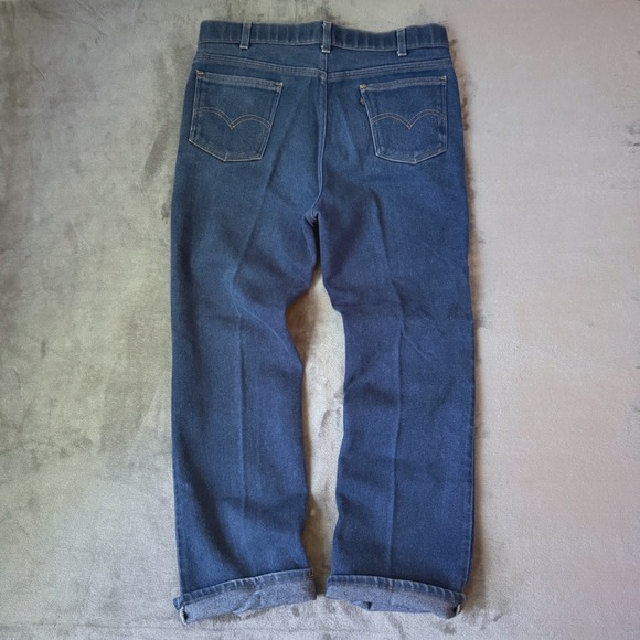 Levi's Other - Vintage Levi's 552 Jeans Blue Tag W38 Fits W36‎ 80s Made In USA Dark Indigo Wash